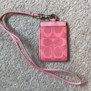 Coach ID lanyard